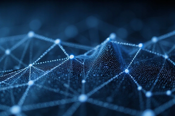 Representación gráfica de datos fluyendo y siendo analizados, simbolizando el uso de cookies para analíticas